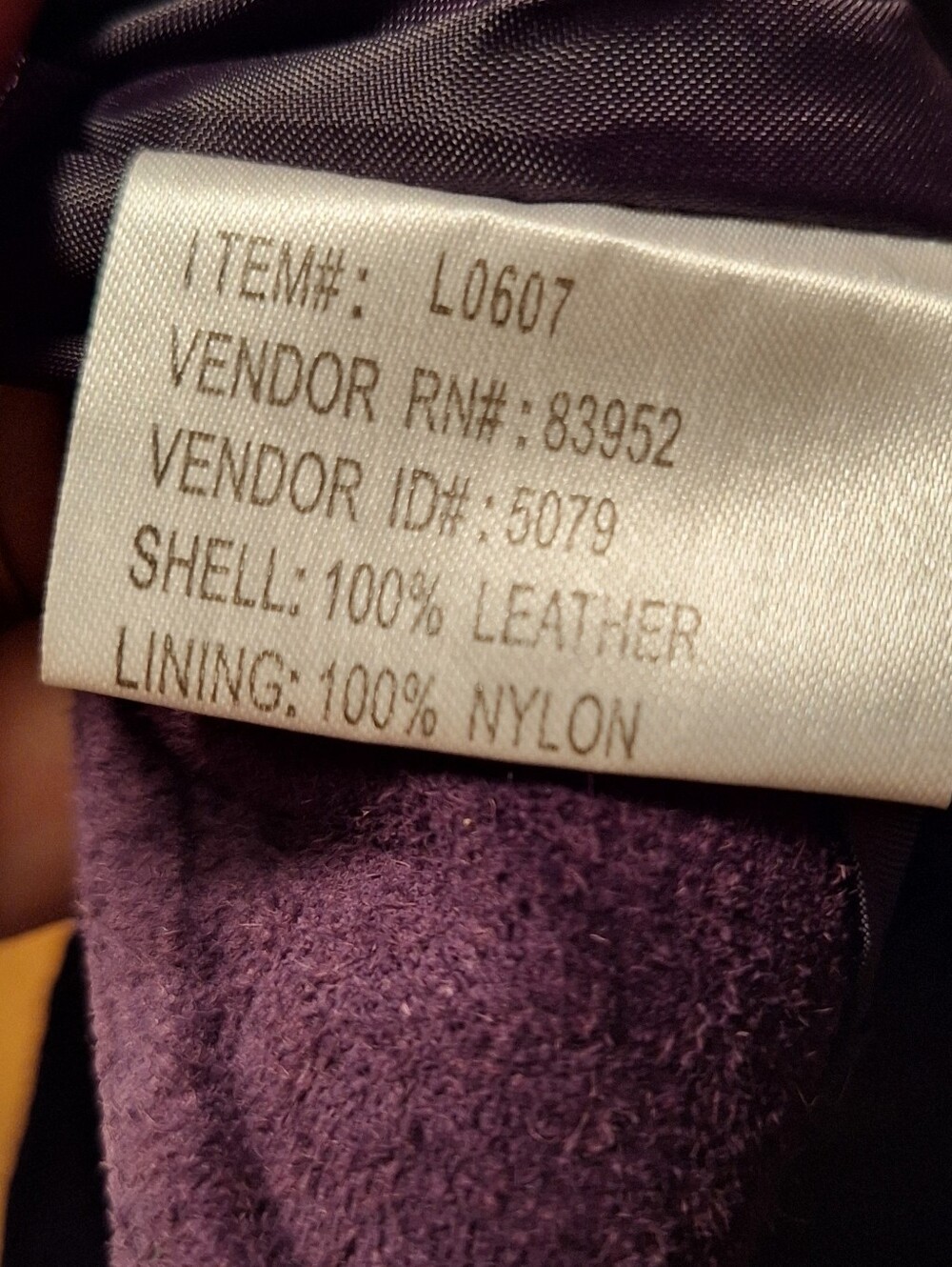 Margaret Godfrey Vintage 100% Suede Leather Maxi Skirt PURPLE Ladies 8 WESTERN - Picture 3 of 5
